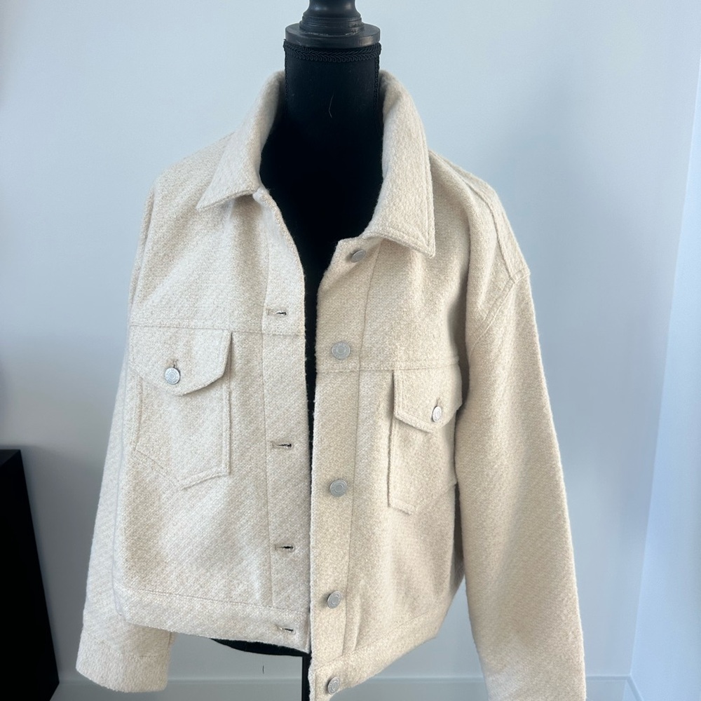 Cozy and Creamy Casual Classic Jacket